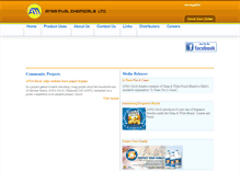 Tablet Screenshot of ansamcalchemicals.com